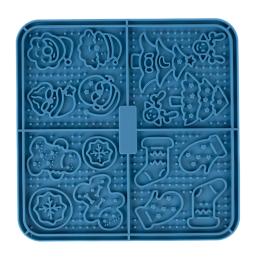 TIAKI świąteczna mata do lizania - Dł. x szer. x wys.: 16 x 16 x 0,8 cm