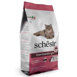 Schesir Sterilized & Light, z szynką - 2 x 10 kg