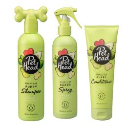 Pet Head Mucky Puppy - Zestaw 3-częściowy (szampon, spray, odżywka)