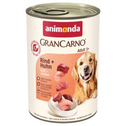 Megapakiet animonda GranCarno Original Adult, 24 x 400 g - Wołowina z kurczakiem