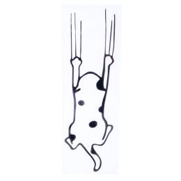 TIAKI naklejka samochodowa "Drapiący kot" - Szer. x wys.: 16 x 5 cm