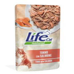 Korzystny pakiet Life Cat Natural Adult, 12 x 70 g - Tuńczyk z łososiem