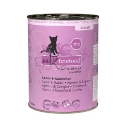 Korzystny pakiet catz finefood, 12 x 400 g - Jagnięcina z królikiem