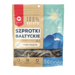 Potrójne zoopunkty! Maced, przysmaki dla psa, różne rodzaje - Natural, szprot bałtycki, 85 g