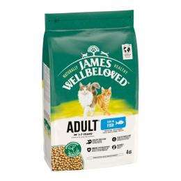 James Wellbeloved Adult Cat Hypoallergenic, ryba i ryż - 3 x 4 kg