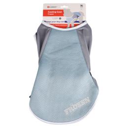 Flamingo płaszcz dla psa Frozen, niebieski/szary - Rozmiar L: dł. grzbietu ok. 40 cm