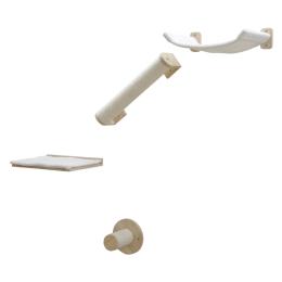 Kerbl Pet ścianka wspinaczkowa dla kota Alps - 4-częściowy zestaw