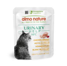 Almo Nature HFC Urinary Help, 6 x 50 g - Pierś z kurczaka z żurawiną