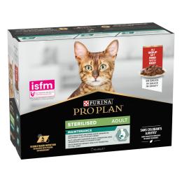 PURINA PRO PLAN Cat Sterilised Adult Maintenance, 10 x 85 g - Wołowina