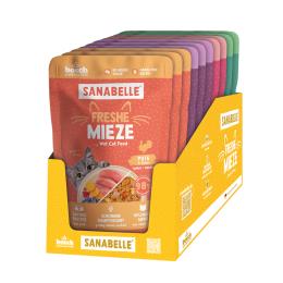 Sanabelle Freshe Mieze, 10 x 100 g - Pakiet mieszany (5 smaków)