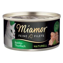 Megapakiet Miamor Feine Filets Naturelle, 24 x 80 g - Tuńczyk Bonito