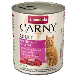 animonda Carny Adult, 6 x 800 g - Koktajl mięsny