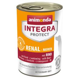 animonda Integra Protect Renal, puszki - Wołowina,  6 x 400 g