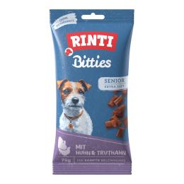 RINTI Extra Bits Senior - Kurczak z indykiem, 75 g