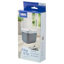 Savic Hop In kuweta dla kota - Worki do kuwety Bag it Up, 1 x 6 szt.
