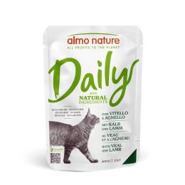 Almo Nature Daily Menu, 6 x 70 g - Cielęcina i jagnięcina
