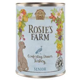 Megapakiet Rosie's Farm Senior, 24 x 400 g  - Indyk