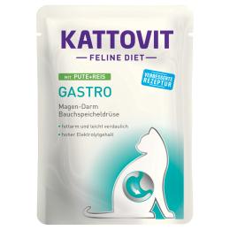 Kattovit Gastro w saszetkach - Indyk z ryżem, 6 x 85 g