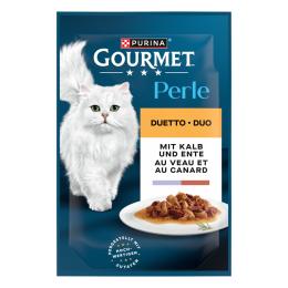 Gourmet Perle, w sosie, 26 x 85 g - Cielęcina i kaczka