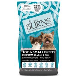 Burns Adult & Senior Original Toy & Small Breed, kurczak i ryż - 6 kg