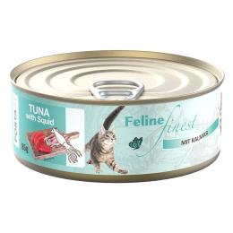 Feline Finest, 85 g - Tuńczyk z kalmarami