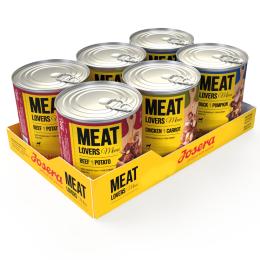 Josera Meatlovers Menu, 6 x 800 g - Pakiet mieszany (3 smaki, stara szata graficzna)