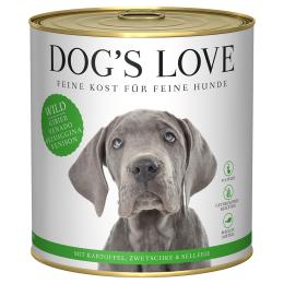 Dog's Love Adult 6 x 800 g - Dziczyzna