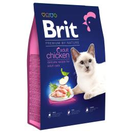 Brit Premium by Nature Cat Adult, kurczak - 8 kg
