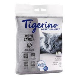 Tigerino Performance Active Carbon żwirek dla kotów – Ambi Pur zapach świeżego prania - 12 kg