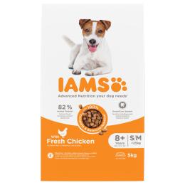 IIAMS Advanced Nutrition Senior Small & Medium Dog 8+, kurczak - 2 x 5 kg