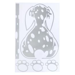 TIAKI naklejka samochodowa "Pies" - Szer. x wys.: 17,5 x 25 cm