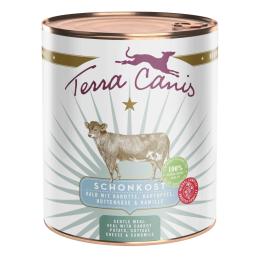 Terra Canis First Aid Schonkost, 6 x 800 g - Cielęcina z marchwią, ziemniakami, twarogiem i rumiankiem