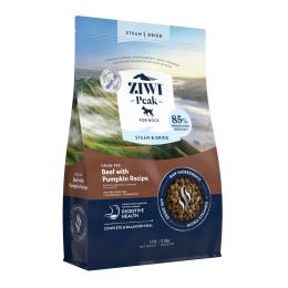 25% taniej! Ziwi Peak, karma sucha dla psa, różne rodzaje - Steam & Dried, wołowina z dynią, 3,2 kg