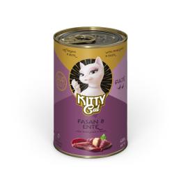 Kitty Cat Adult Pate, 6 x 400 g - Bażant i kaczka