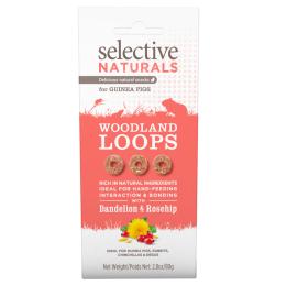 Selective Naturals Woodland Loops dla świnek morskich - 2 x 80 g