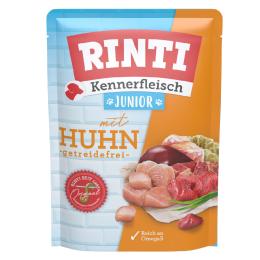 RINTI Kennerfleisch Junior, w saszetkach, 10 x 400 g - Kurczak