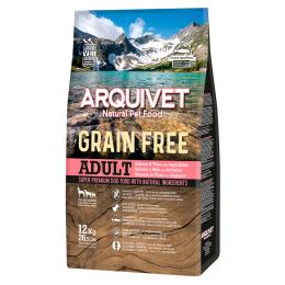 Arquivet Dog Grain Free, łosoś - 2 x 12 kg