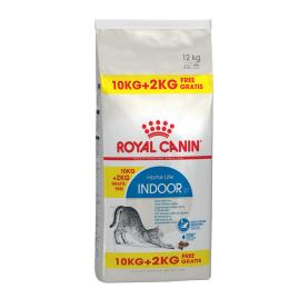 Royal Canin Indoor  - 10 kg + 2 kg gratis!