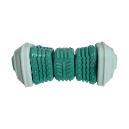 Bobby zabawka dla psa Onigiri - Zielona (dł. x szer. x wys.): 14,5 x 6,5 x 6,5 cm