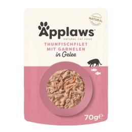 Megapakiet Applaws w galarecie, 32 x 70 g - Tuńczyk z krewetkami