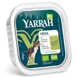 Yarrah Bio Vega, z bio dziką różą, 12 x 150 g - Wegetariańskie kawałki z bio warzywami i bio dziką różą
