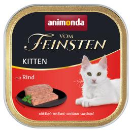 animonda vom Feinsten Kitten, 6 x 100 g - Z wołowiną