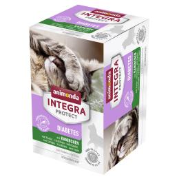 animonda Integra Protect Adult Diabetes, tacki, 6 x 100 g - Z królikiem