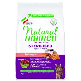 Natural Trainer Sterilised, z łososiem - 3 kg