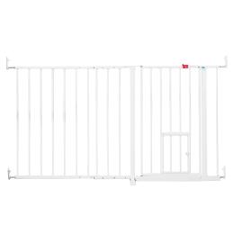 Carlson szeroka barierka z drzwiami dla kota - Wys. x szer.: 76 cm x 129 - 150 cm