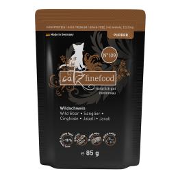 catz finefood Purrrr w saszetkach, 8 x 85 g - No. 109, dzik