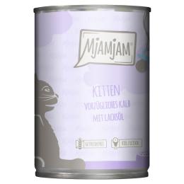 MjAMjAM Kitten, 6 x 400 g  - Wykwintna cielęcina z olejem z łososia