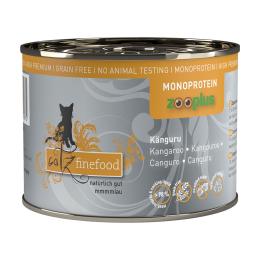catz finefood monoproteinowa zooplus 6 x 200 g - Kangur