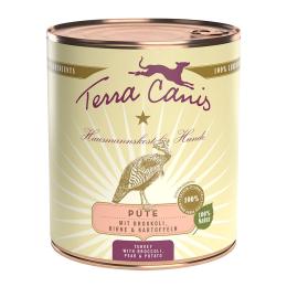 Terra Canis, 6 x 800 g - Indyk z brokułami, gruszką i ziemniakami