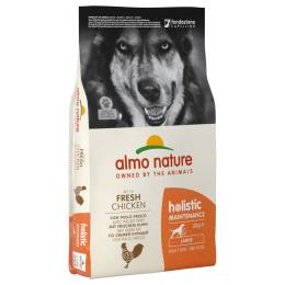 Dwupak Almo Nature, 2 x 12 kg - Large, kurczak z ryżem